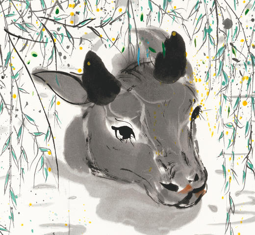 吴冠中|《水牛》—— 丝网版（盖章） 商品图1