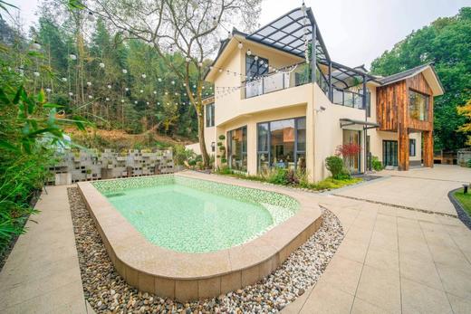 【彭州-396号院】8房泳池小院，暖气、机麻、烧烤、K歌、烤全羊、下午茶，海窝子古镇旁的休闲小院，放烟花~ cw 商品图1