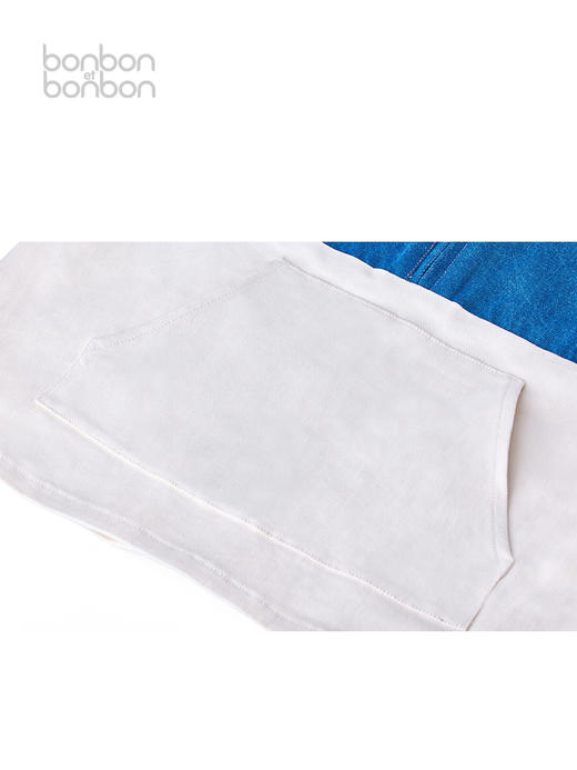 牛仔拼接冲锋衣外套 商品图4