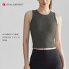 一体式固定杯背心DY66132#圆领弧线更具设计感螺纹面料修身显瘦 商品缩略图7