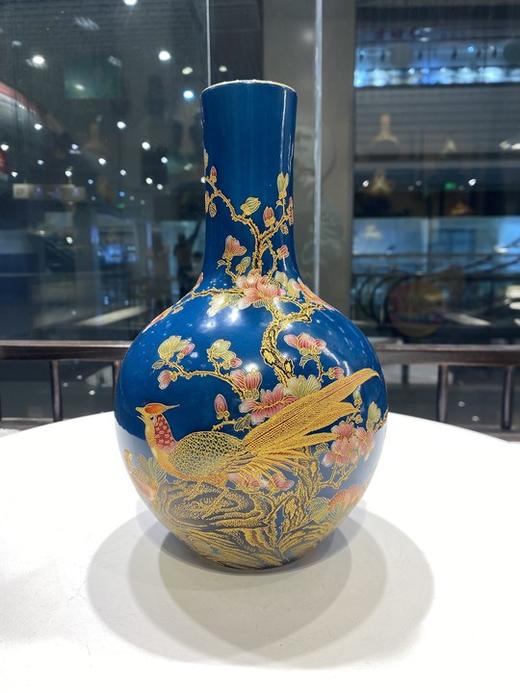 乌光黑地万花双鳳水洗 商品图1