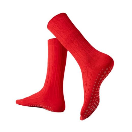 【5双起批，10双以上包邮】本命年幸运红瑜伽袜新年袜千鸟格普拉提袜棉袜小腿袜红色喜庆女袜 商品图4