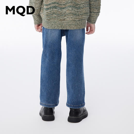 【秒】【冬款清仓】【MQD】男童冬季温暖舒适工装休闲牛仔长裤 商品图3