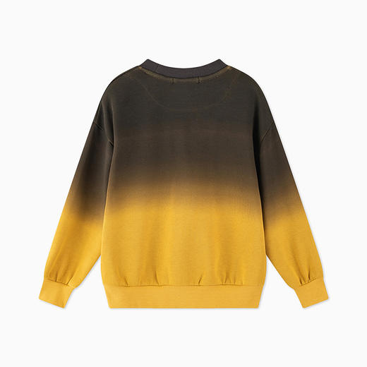 【MQD】男童冬季潮酷图案渐变撞色圆领卫衣 商品图5