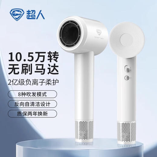 超人电吹风机水润负离子大风量速干RD1675 商品图1
