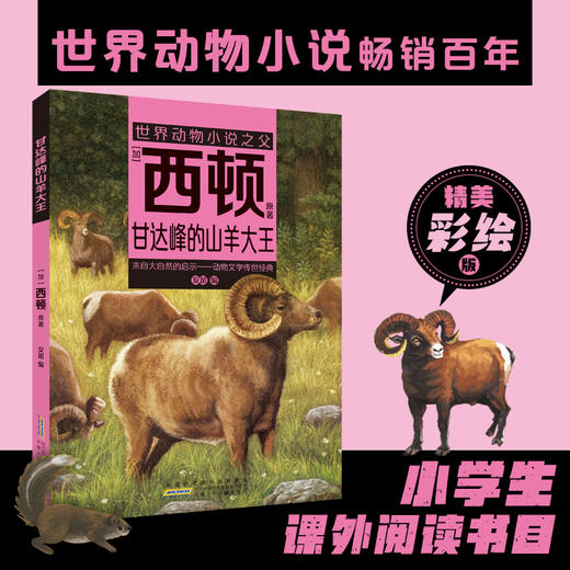 甘达峰的山羊大王 [加]西顿/ 原著fb安韶编/安徽少年儿童出版社 外国文学/动物小说 商品图0