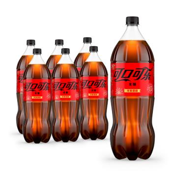 可口可乐（Coca-Cola）零度零糖 Zero 汽水碳酸饮料 2L*6瓶 商品图6