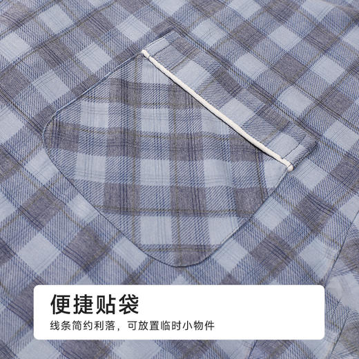 都市丽人男士棉质短袖套装薄抗皱绵生活家居短袖类FHH1C6 商品图7