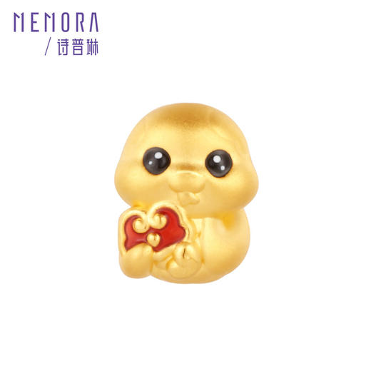灵蛇献瑞 五福蛇 足金蛇转运珠国潮中国风黄金生肖蛇宝宝礼物MEMORA诗普琳HP826801一口价 商品图8