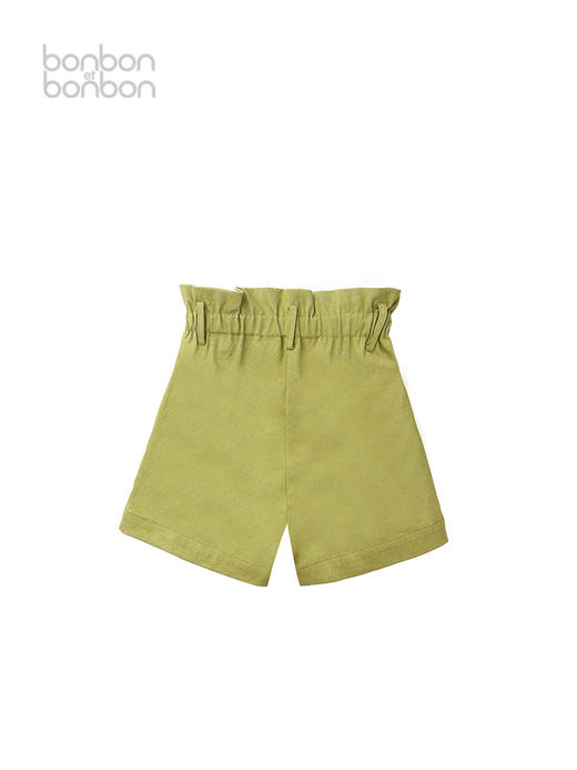 秋叶绿翻折短裤 商品图1