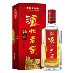 【清仓特价】泸州老窖 特曲2014版 52度 浓香型白酒 500ml*1瓶 外包装有损坏/瑕疵 不影响酒质 介意勿拍（2号仓发货）