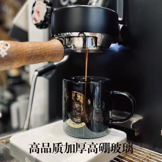 【译森文创】诗与光”双层透黑高硼硅玻璃把手杯 商品图1