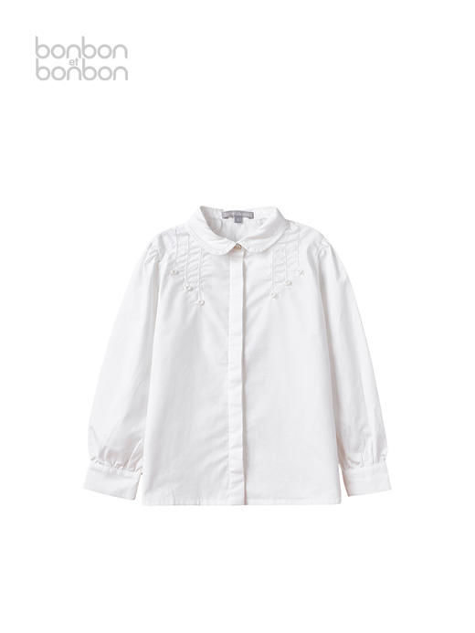 手工细节翻领上衣 商品图0