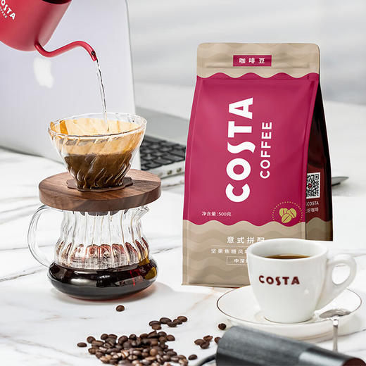 COSTA意式拼配咖啡豆500g+COSTA巴西单品咖啡豆1000g【LXJYCJ3.0】 商品图2