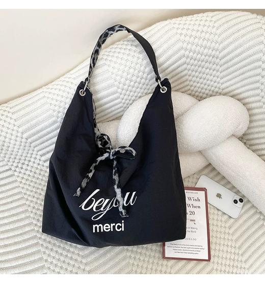 灰豹纹双面腋下包 商品图4