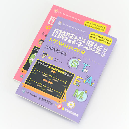 图解数学思维训练课：STEAM综合训练1+STEAM综合训练2  多SKU 商品图3