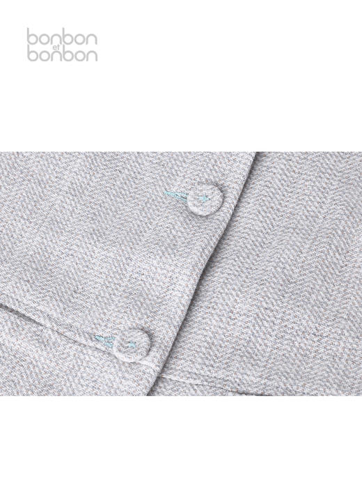 无领毛呢外套 商品图3