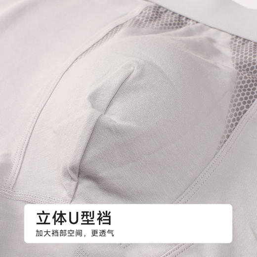 都市丽人棉平角50S水柔棉简约基础草本养生系列平角裤FKHC08 商品图8