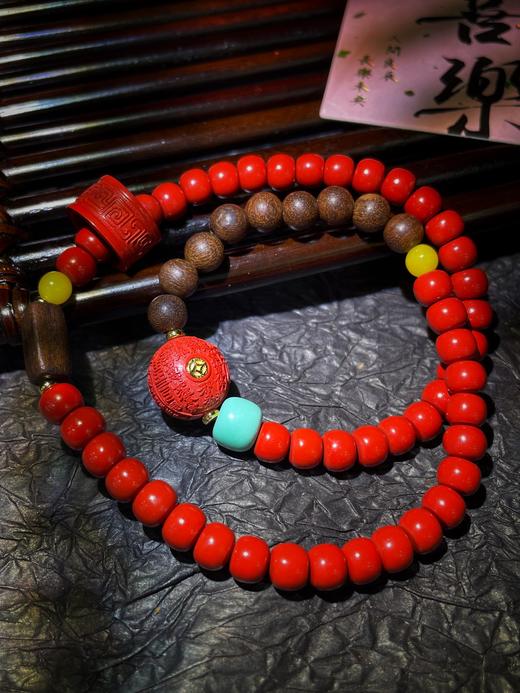 LDSL4119 s925银山鬼花钱双圈手串 商品图0