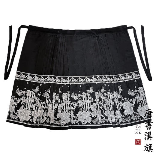 【百福具臻.玄乌】衬衣立领长袖改良汉服国风提花马面裙妆花工艺 商品图5