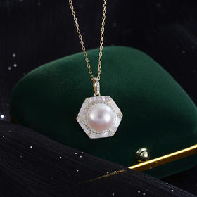 子佩集S925银珍珠吊坠【XXDZ037】纯银珍珠镀金(不含链)2412