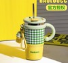 小冰霸保温杯子绿黄撞色600ML 商品缩略图0