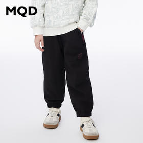 【秒3】【MQD】男童冬季加绒保暖舒适三防休闲针织长裤
