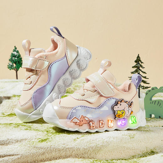 B.DUCK小黄鸭童鞋冬季男女童运动休闲鞋22-32 BY5485009 商品图2