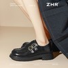 ZHR则则通勤百搭乐福鞋复古小皮鞋2025春季新款厚底英伦单鞋轻便 商品缩略图6