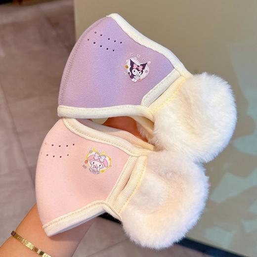 「9.9到手两个！护耳口罩」儿童口罩5到12岁护耳套罩一体男童女童保暖防风学生保暖加厚冬季配饰 商品图3