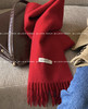 澳洲100%纯羊毛围巾 百搭秋冬围脖 加厚保暖披肩 简约流苏 围巾 商品缩略图11