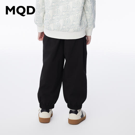 【秒3】【MQD】男童冬季加绒保暖舒适三防休闲针织长裤 商品图3