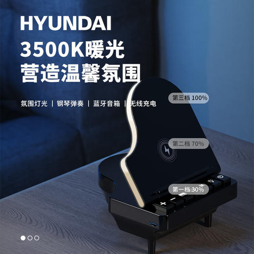 TY韩国现代 指尖音符多功能音箱YH-F023（三个无线充）【鲜享3.0】 商品图4