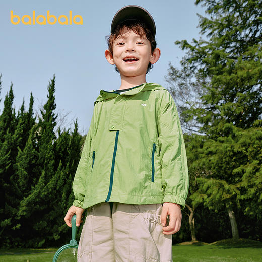 巴拉巴拉童装儿童外套男童女童2025新款春装百搭户外上衣简约时尚 商品图2