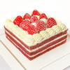 「鲜草莓」红丝绒奶油蛋糕 商品缩略图0