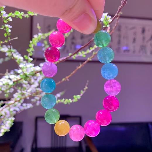 11mm-12mm单圈彩虹碧玺手串 商品图2