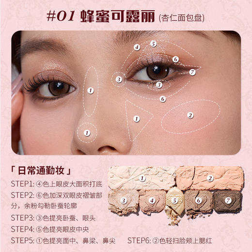 草莓丘比特系列面部综合盘 商品图3