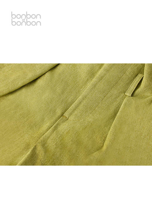 秋叶绿翻折短裤 商品图3
