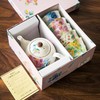 日本进口美浓烧和蓝印彩繁花茶壶茶杯家用陶瓷茶具新婚节日礼物荀花一壶五杯茶具 商品缩略图5