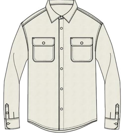 佐丹奴男装加绒长袖衬衫01044603 商品图4