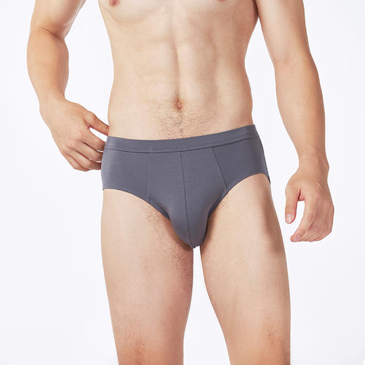 都市丽人人棉三角60S木莱尔简约基础三角裤FKHC23 商品图1