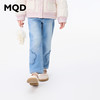 【秒】【冬款清仓】【MQD】女童冬季时尚花朵装饰直筒休闲牛仔长裤 商品缩略图0