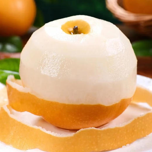羊脂秋月梨 6粒彩箱装单果400g+4.8-5.2斤 商品图0