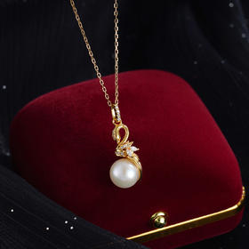 子佩集S925银珍珠吊坠【JYDZ077】纯银珍珠镀金(不含链)2412