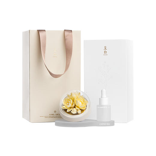 呈白 【腊梅花】非遗瓷花香薰礼盒香氛礼物 商品图3