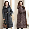 TZW-50岁中老年女装秋冬羽绒棉服洋气新款中年妈妈冬装外套中长款棉袄 商品缩略图2