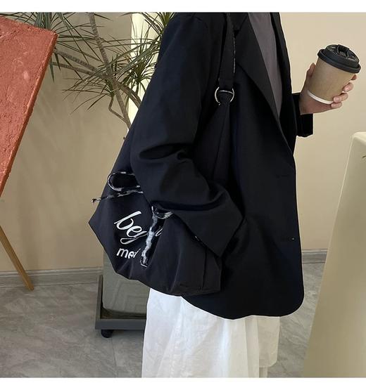 灰豹纹双面腋下包 商品图8