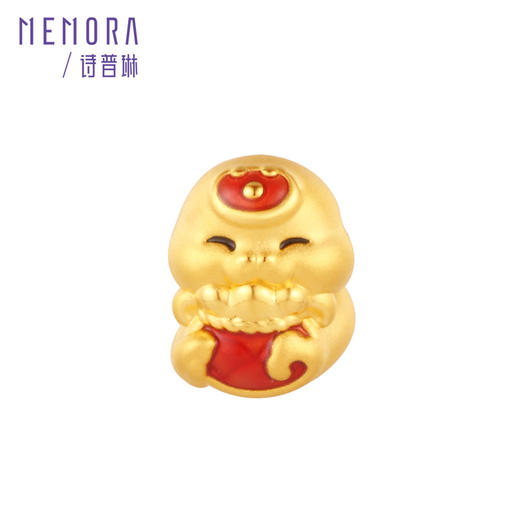 灵蛇献瑞 五福蛇 足金蛇转运珠国潮中国风黄金生肖蛇宝宝礼物MEMORA诗普琳HP826801一口价 商品图10