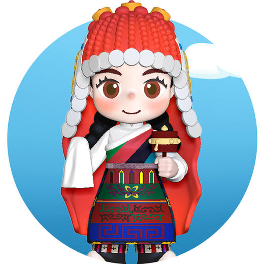 藏族元素潮玩手办 小达娃 商品图5