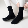 【5双起批，10双以上包邮】新品春秋短筒瑜伽袜子专业防滑普拉提女士堆堆袜纯色运动袜跑步袜 商品缩略图7